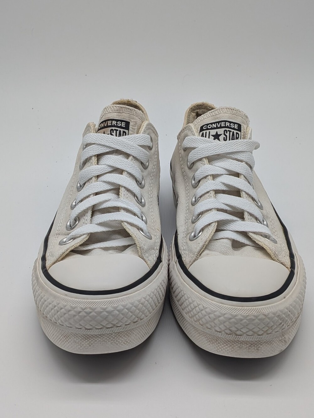 Converse Chuck Taylor All Star Lift Platform White Sneakers Women's Size 6